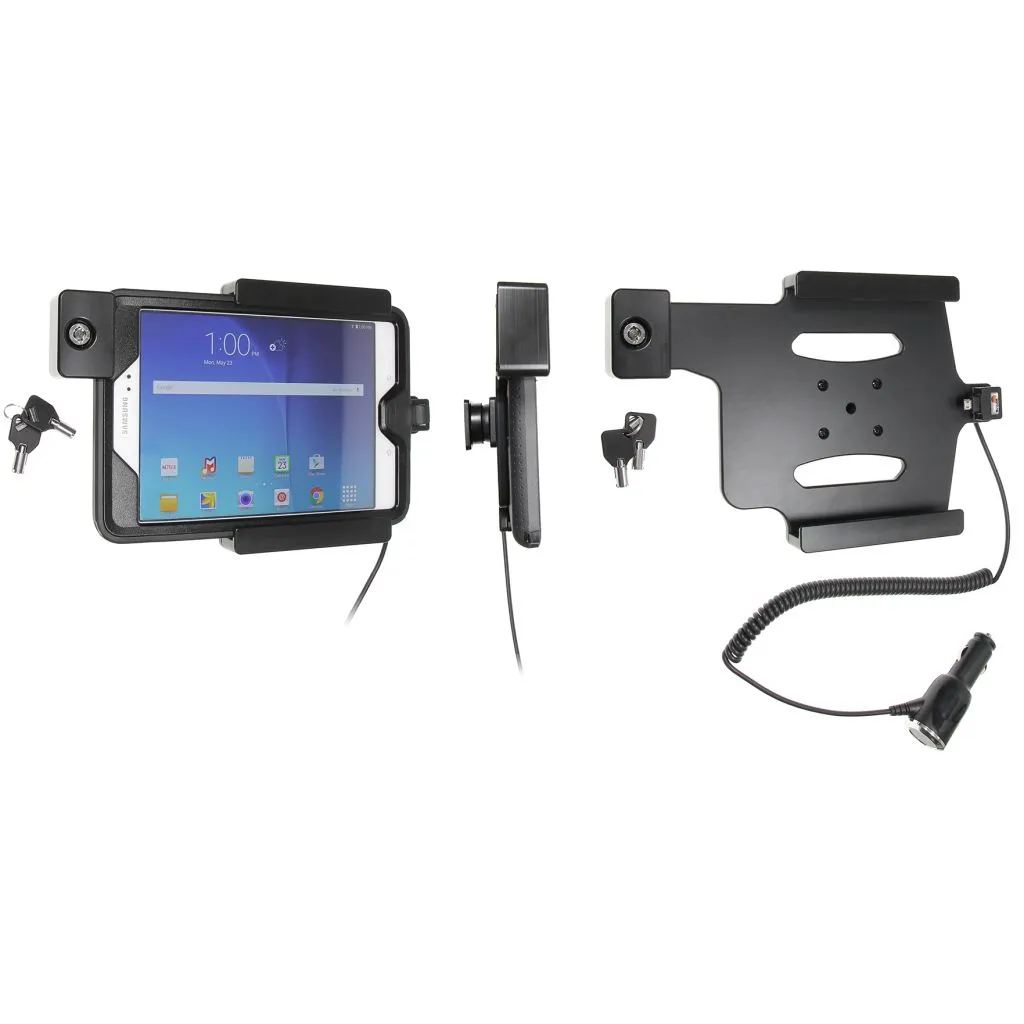 Brodit Aktiv Holder med lås og nøgle til Samsung Galaxy Tab A 8.0 (2015) SM-T350 - 535852