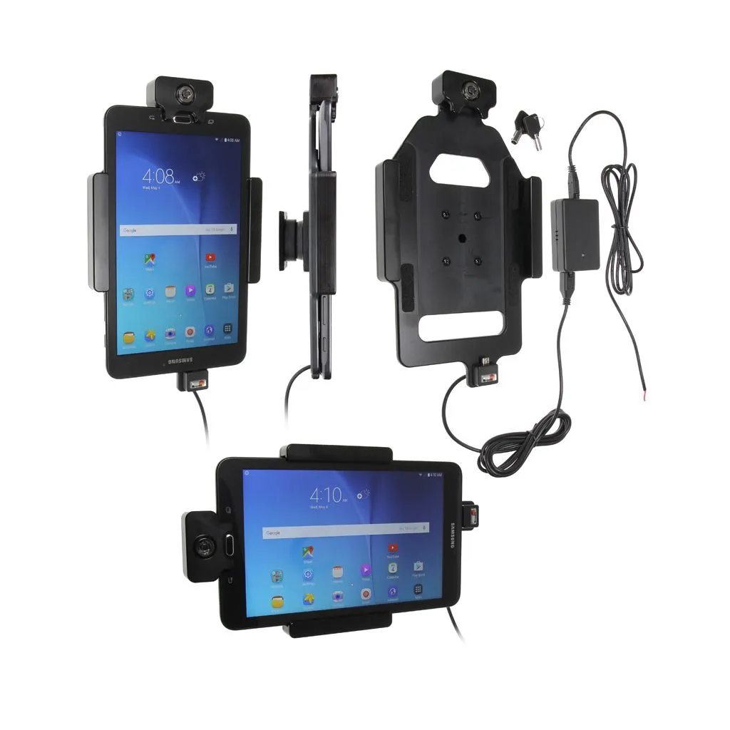 Brodit Aktiv Holder med lås og nøgle til Samsung Galaxy Tab E 8.0 - 536835