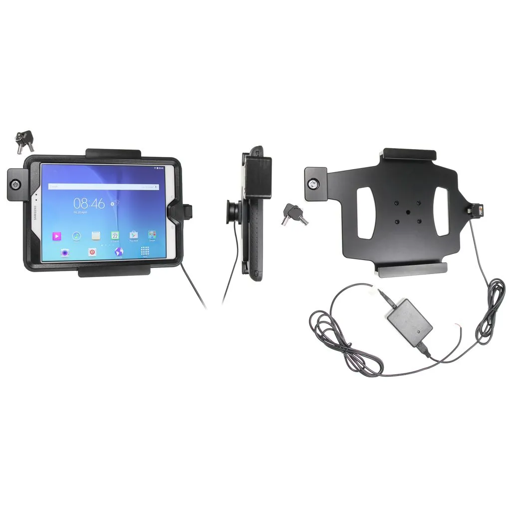 Brodit Aktiv Holder med lås og nøgle til Samsung Galaxy Tab A 9.7 - 536853