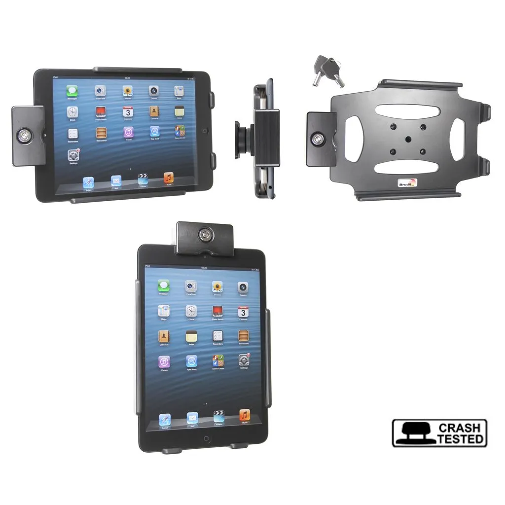 Brodit Passiv Holder med lås og nøgle til Apple iPad Mini (A1432, A1454, A1455) - 539448