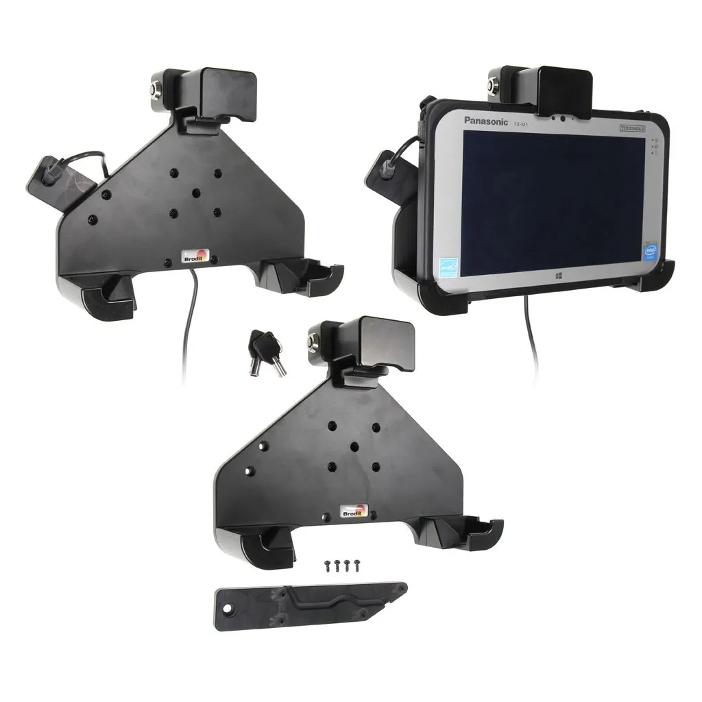 Brodit Holder med lås og nøgle til Panasonic FZ-M1 og Panasonic FZ-B2 - 539783