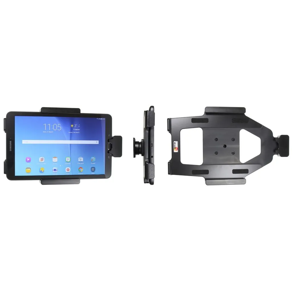 Brodit Passiv Holder med kugleled og fjederlås til Samsung Galaxy Tab E 9.6 - 541821