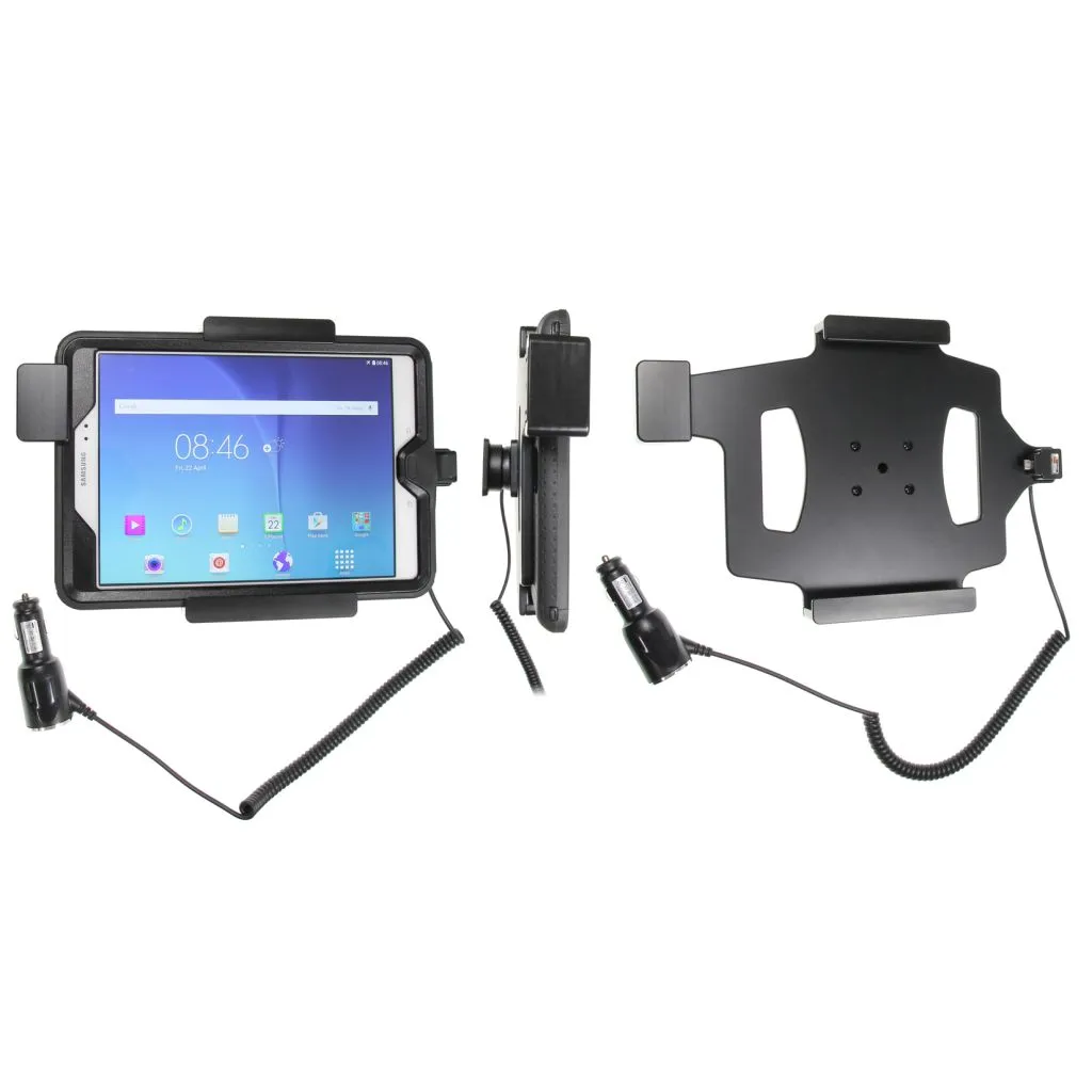 Brodit Aktiv Holder med kugleled og fjederlås til Samsung Galaxy Tab A 9.7 - 546853