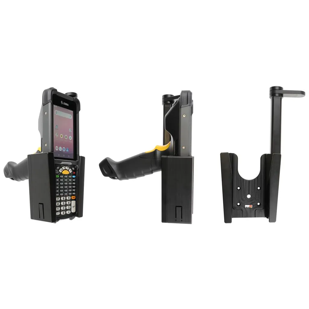 Brodit Passiv Holder med ekstra fast montering til Zebra MC9400 og Zebra MC9300 med pistolgreb - 710135