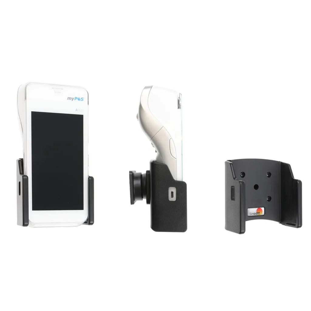 Brodit Passiv Holder med kugleled til myPOS a920 4G og myPOS a920 3G - 711113
