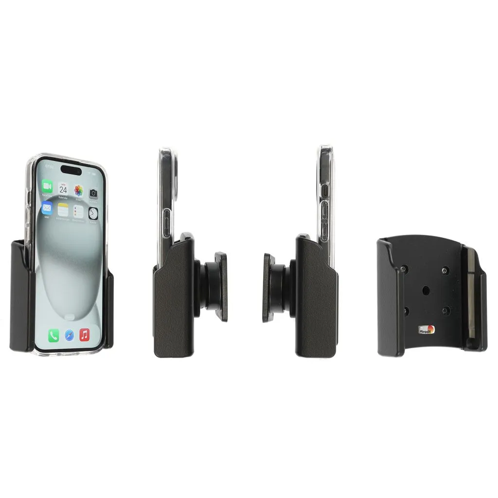 Brodit Passiv holder til Apple iPhone 15 Inkl. Brodit Hybrid Case - 711393 