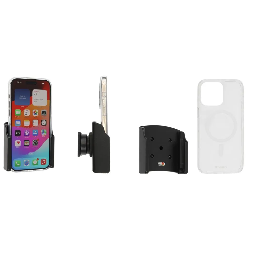 Brodit Passiv holder til Apple iPhone 15 Pro Max Inkl. Brodit Hybrid Case - 711396