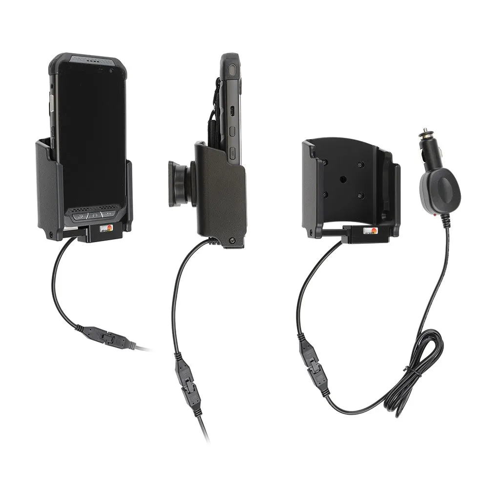 Brodit Aktiv Holder med cigaradaptor og kugleled til Point Mobile PM85 - 712119