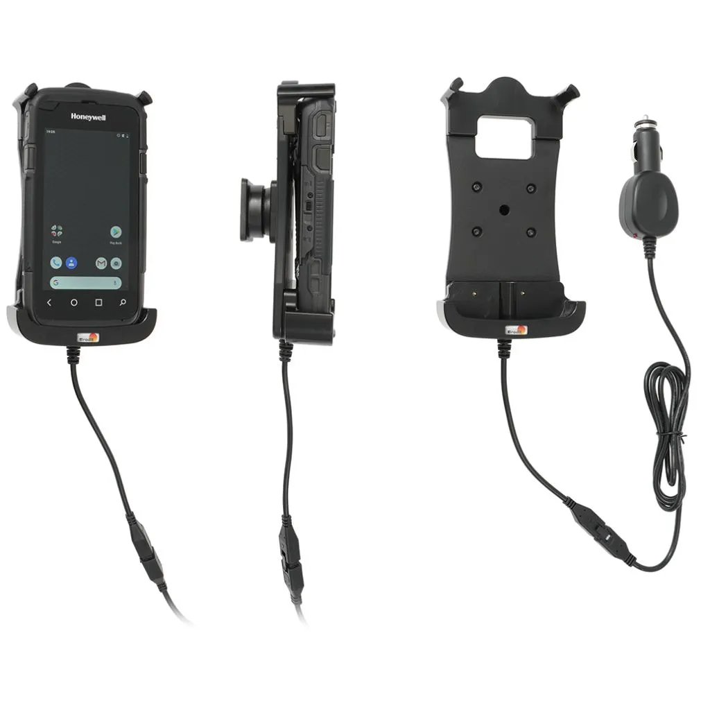 Brodit Aktiv Holder med cigaradaptor og kugleled til Honeywell CT60XP - 712268