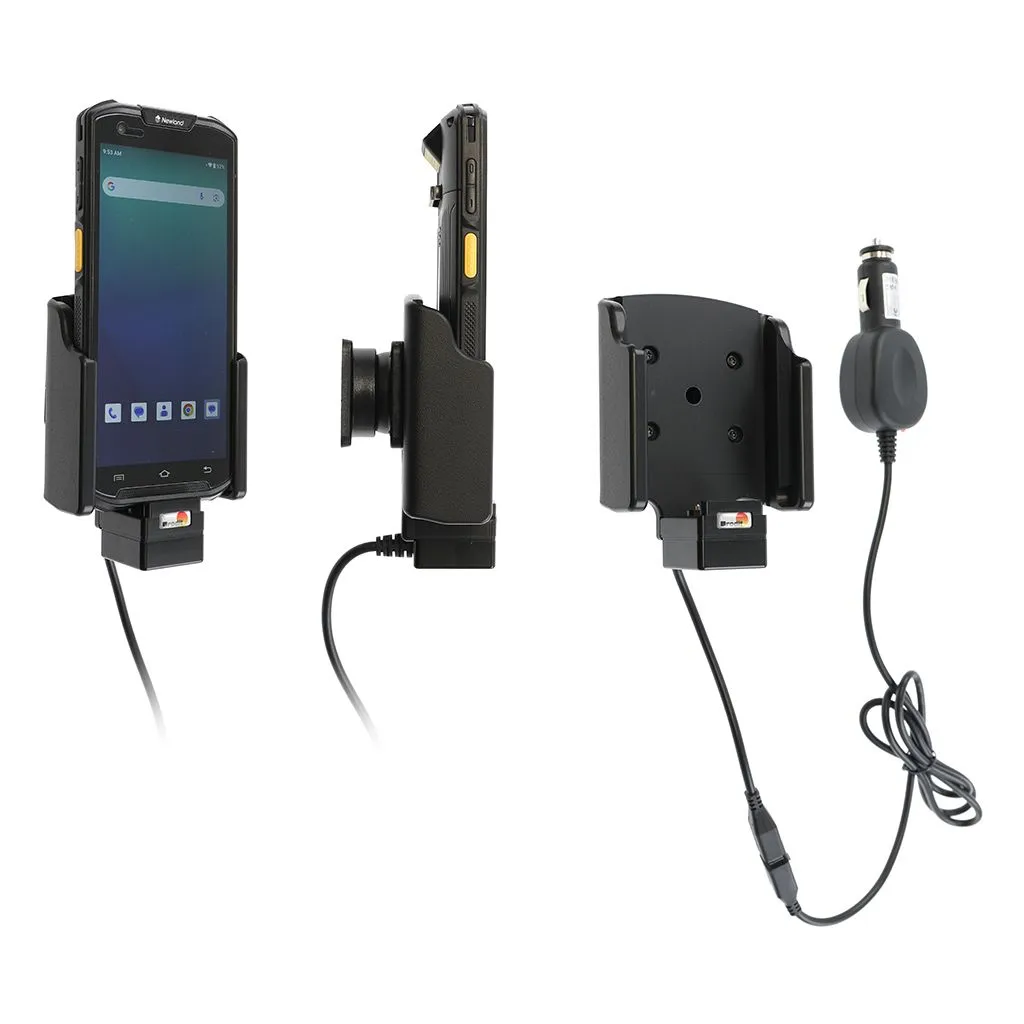 Brodit Aktiv Holder m. cig-stik og pogo pin-ladning til Newland MT93 - 712416