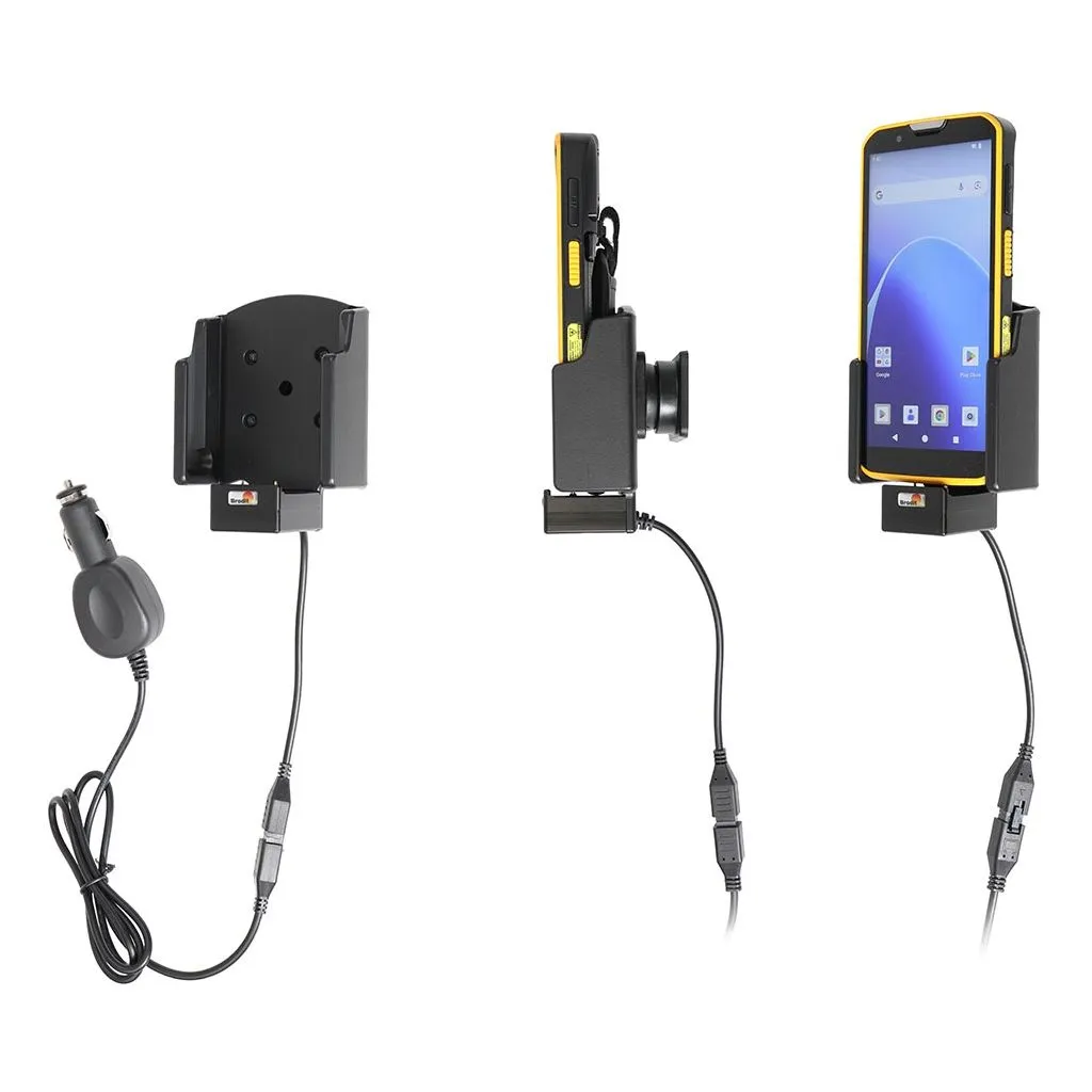 Brodit Aktiv Holder m. cig-stik og pogo pin-ladning til CipherLab RS38 uden cover/boot - 712437