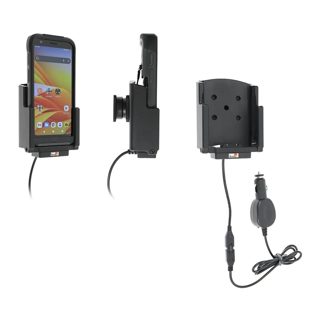 Brodit Aktiv Holder m. cig-stik til Zebra TC501 m. Rugged Boot - 712469