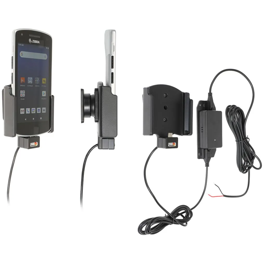 Brodit Aktiv Holder med kugleled og fast installation til Zebra EC55 og Zebra EC50 - 713251