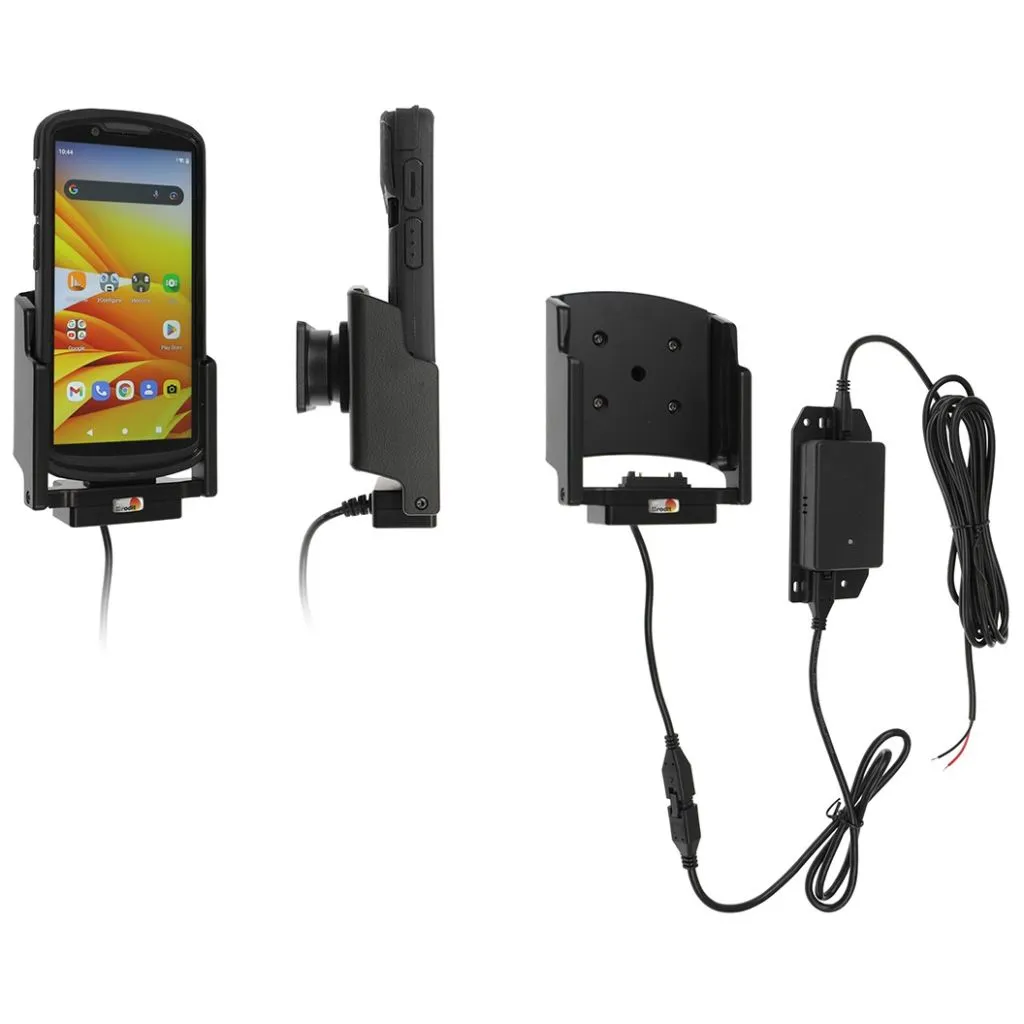 Brodit aktiv holder til Zebra TC53/TC58 m. Mobilis case fast installation pogo pin – 713357