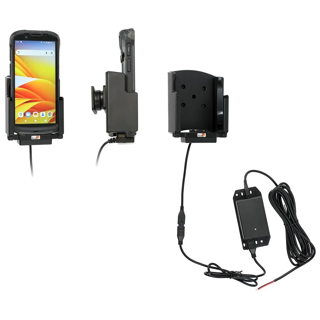 Brodit Aktiv Faststrømsholder til Zebra FR55/TC58/TC53 m. rugged boot - 713488