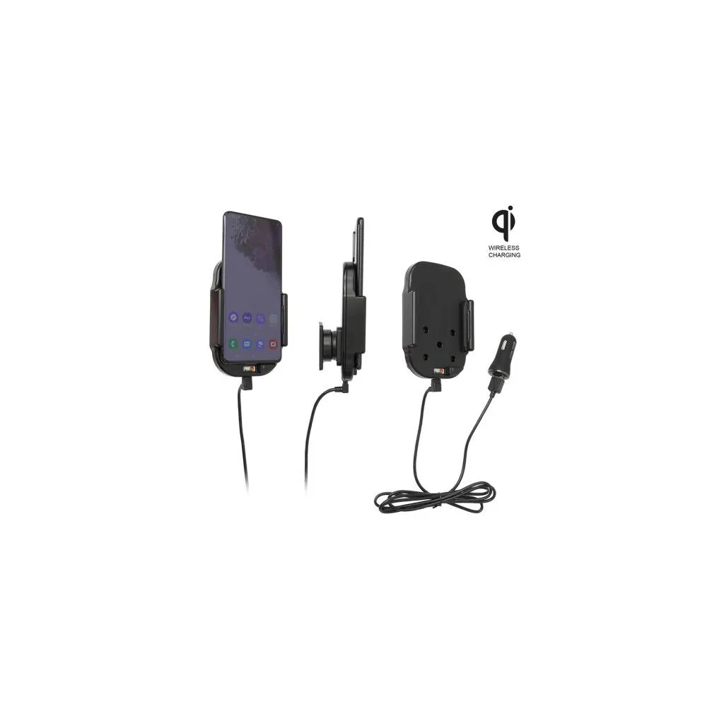 Brodit Qi Aktiv holder med cigar adapter til Samsung Galaxy S20 Plus 4G / 5G - 718191
