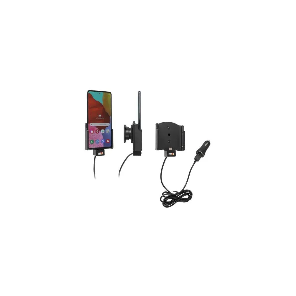Brodit Aktiv Mobilholder med cigar adapter til Samsung Galaxy A51 (SM-A515F/DSN) - 721206