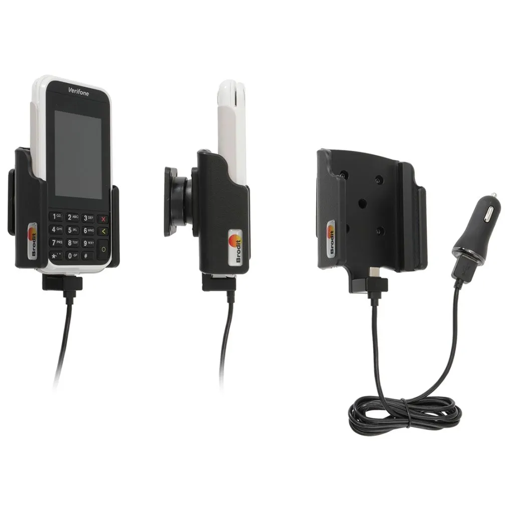 Brodit Aktiv Holder med cigaradaptor til VeriFone e285 - 721213