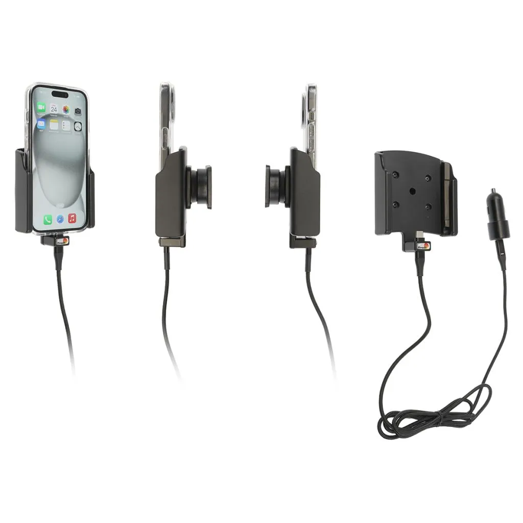 Brodit Aktiv Holder til Apple iPhone 15 Inkl. Brodit Hybrid Case - 721393