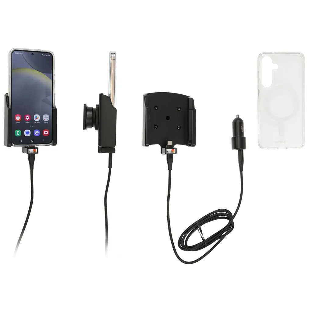 Brodit Aktiv Holder til Samsung Galaxy S24 Inkl. Brodit Hybrid Case - 721404