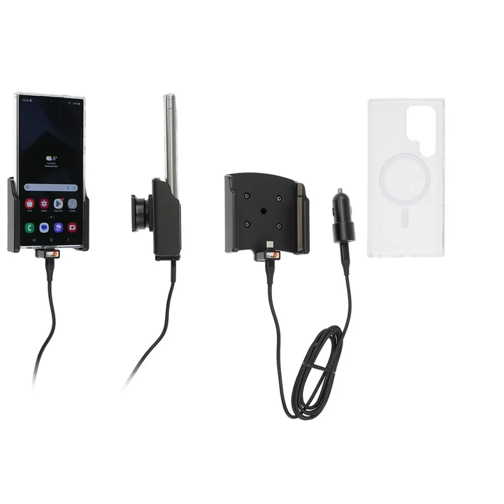 Brodit Aktiv Holder til Samsung Galaxy S24 Ultra Inkl. Brodit Hybrid Case - 721406