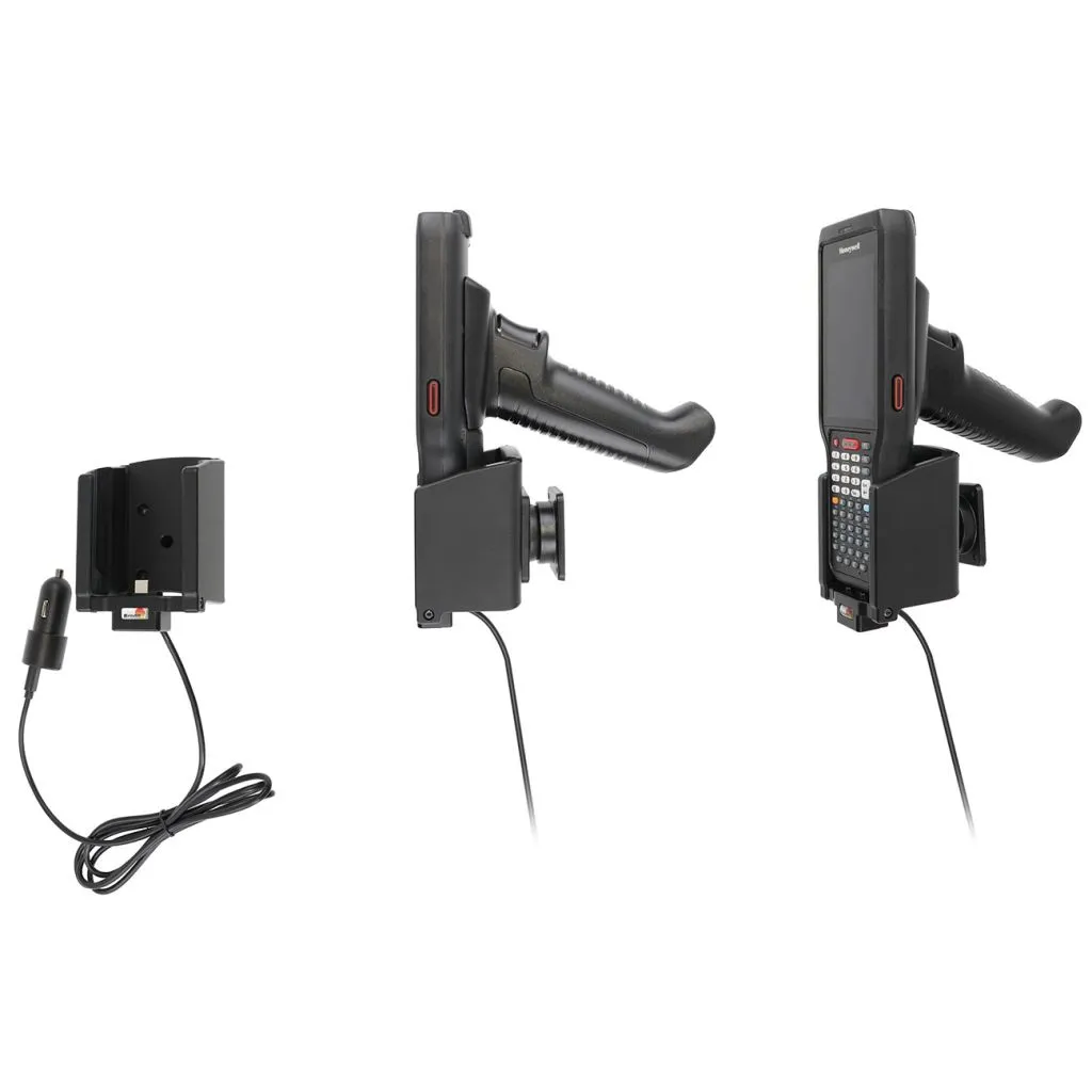 Brodit Aktiv Holder m. USB-C-kabel og cig-adapter til Honeywell CK62 - 721446