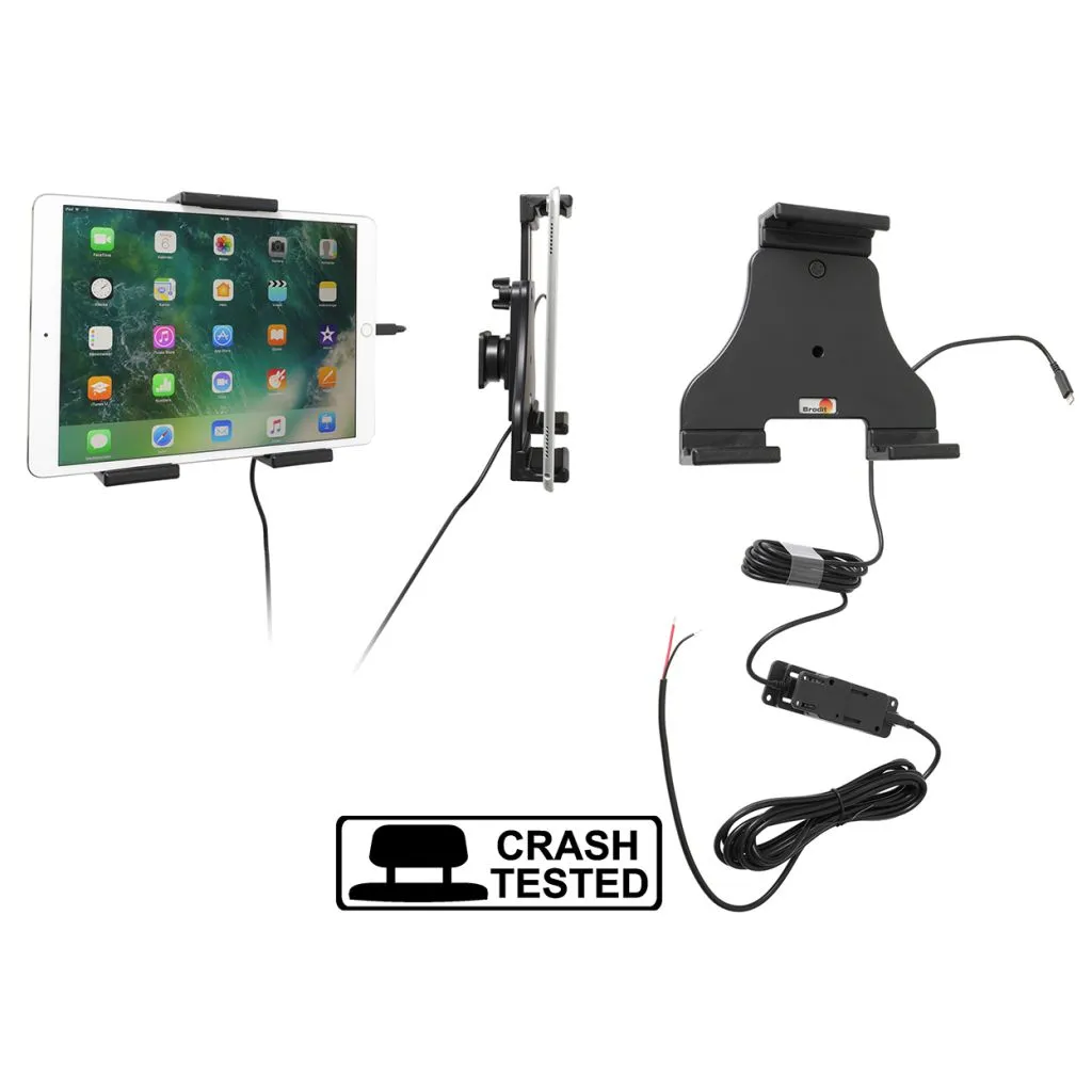 Brodit Fast Aktiv Lightning Justerbar Holder D: Max 25mm / B:140-195mm - 727188