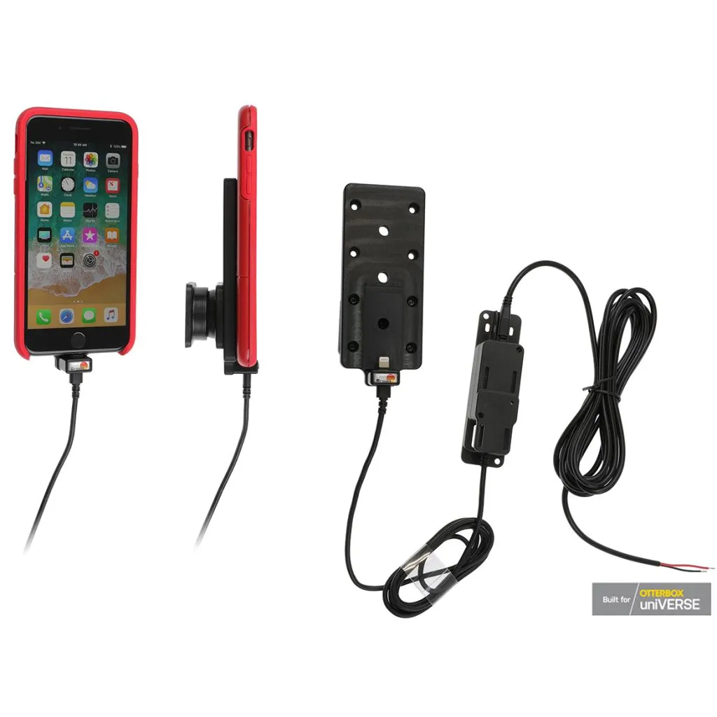 Brodit Beslag med kugleled til Apple iPhone 11, Apple iPhone Xs Max, Apple iPhone XR og Apple iPhone X - 727194