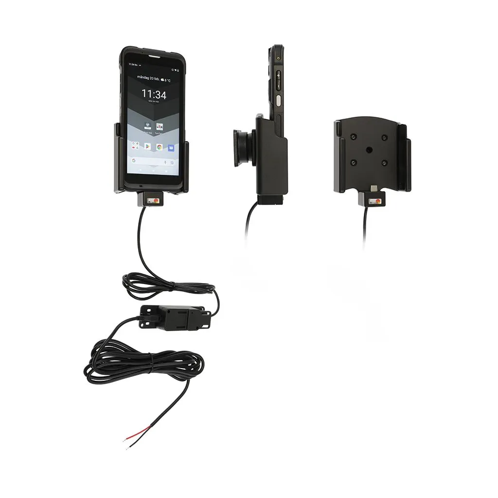 Brodit Aktiv Holder med faststrøm og kugleled til Webfleet Pro M - 727342