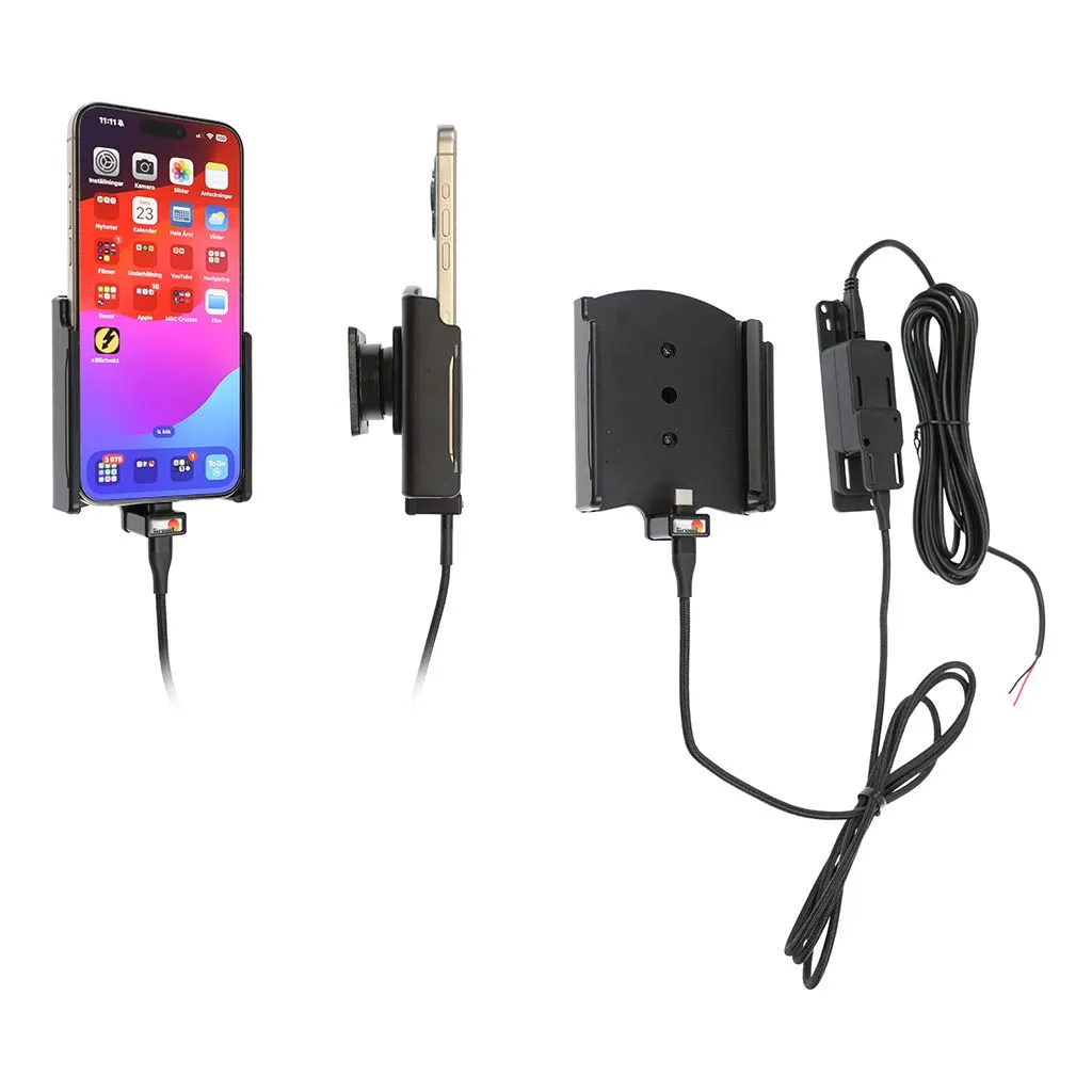 Brodit Faststrøms Holder til Apple Iphone 15 Pro Max - 727375