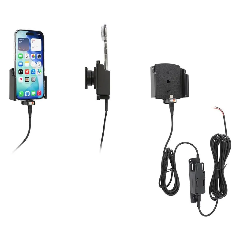 Brodit Faststrøms holder til Apple iPhone Air  m. cover B:70-83 D:2-10mm - 727457