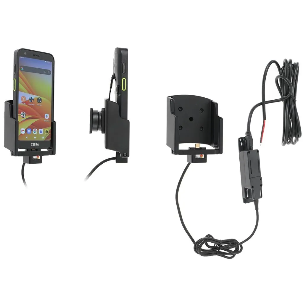 Brodit Aktiv Faststrømsholder til Zebra TC501 uden Rugged Boot - 727471