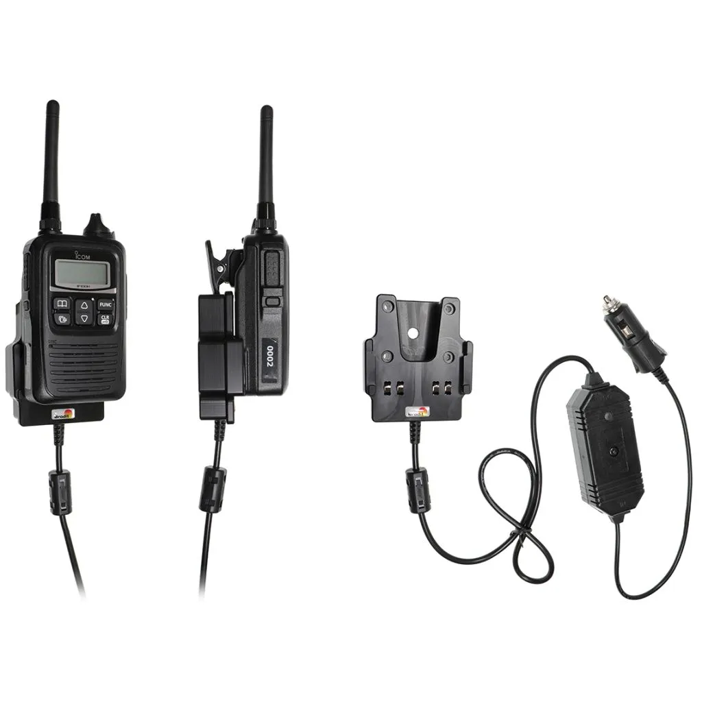 Brodit Aktiv Holder med cigaradaptor til ICOM IP501H ICOM IP100H - 730025