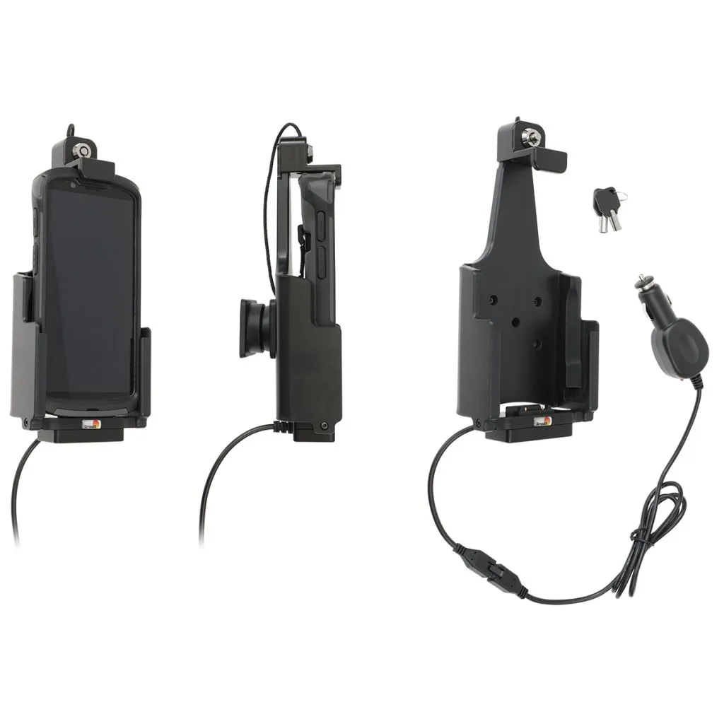 Brodit Aktiv Holder med lås+nøgler og kugleled til Zebra TC58e, Zebra TC58, Zebra TC53e, Zebra TC53 - 735306