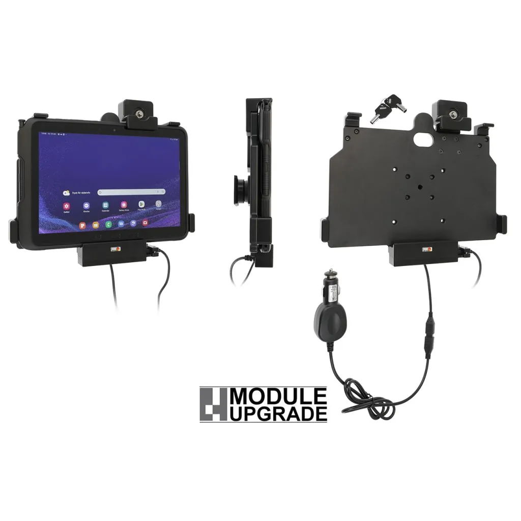 Brodit Aktiv Holder med lås/nøgler til Samsung Galaxy Tab Active 4 Pro SM-T630/SM-T636 - 735329