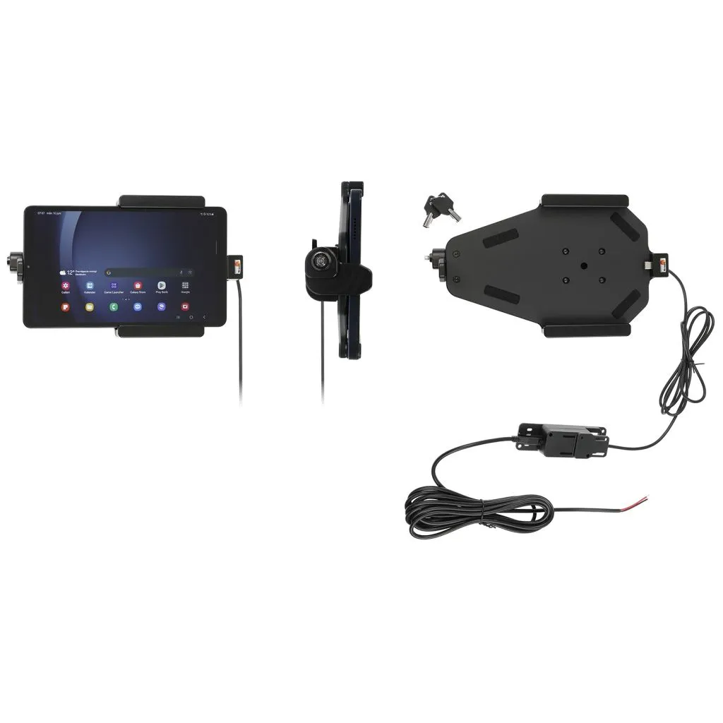 Brodit Faststrøms holder til Samsung Galaxy Tab A9/A11 m. Lås/Nøgle - 736399