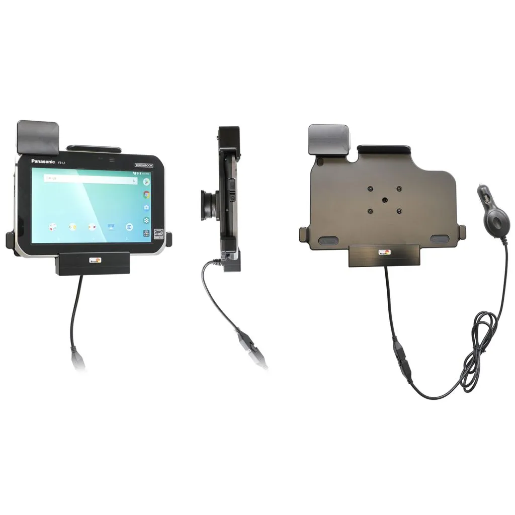 Brodit Aktiv Holder med cigarstik og lås til Panasonic FZ-L1 - 746101