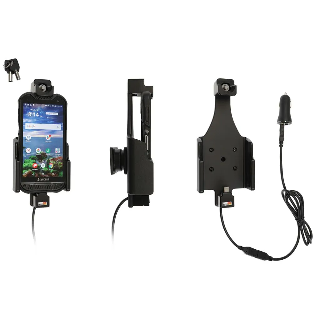 Brodit Holder med lås og nøgler til Kyocera Duraforce Pro2 - 752100