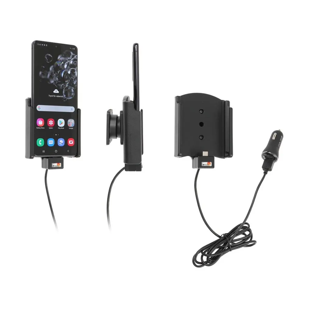 Brodit Aktiv Mobilholder med cigar adapter til Samsung Galaxy S20 Ultra & Samsung Galaxy S21 Ultra 5G G9988