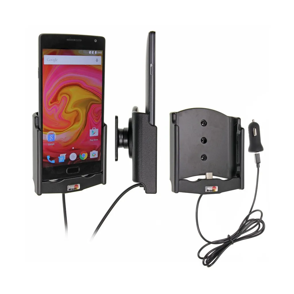 Brodit Aktiv Mobilholder med cigar adapter til OnePlus Two  