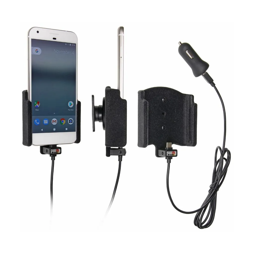 Brodit Aktiv Mobilholder med cigar adapter til Google Pixel XL - 521924