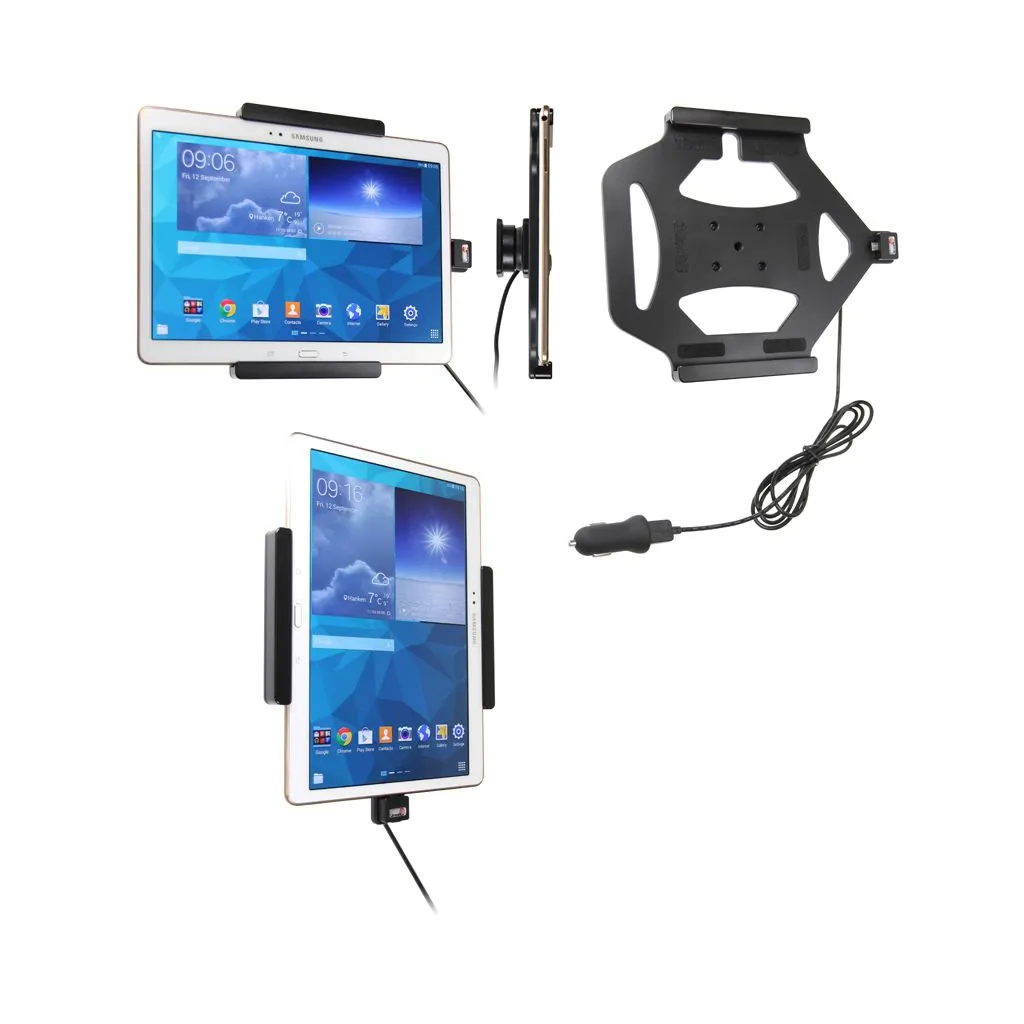 Brodit Aktiv Tablet Holder med cigar adapter til Samsung Galaxy Tab S 10.5 - 521653