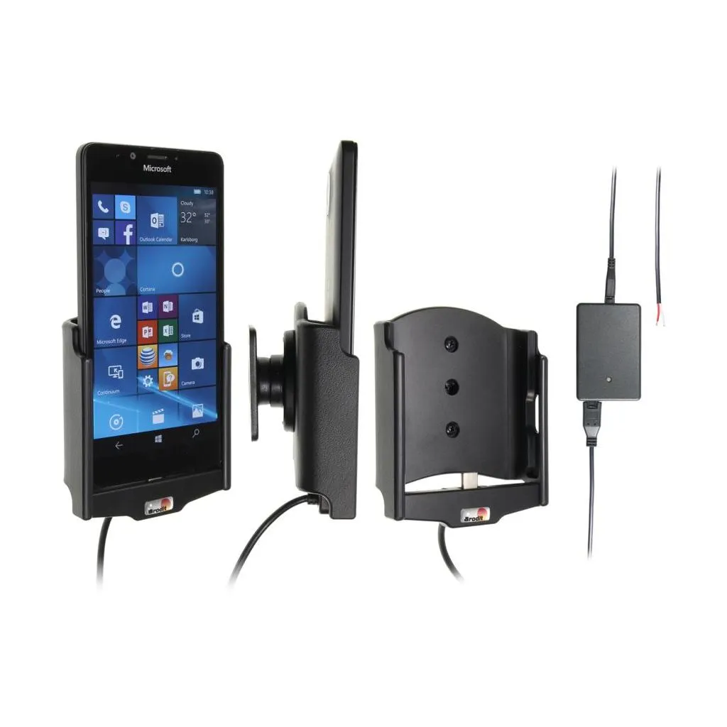 Brodit Faststrøms Aktiv mobilholder til Microsoft Lumia 950 - 513829