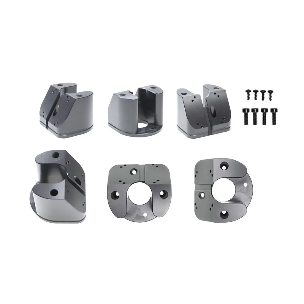 Brodit Piedestal Mount f/Kabelgennemføring - Løse dele - 60° Vinklet Top del - Sort - 215571