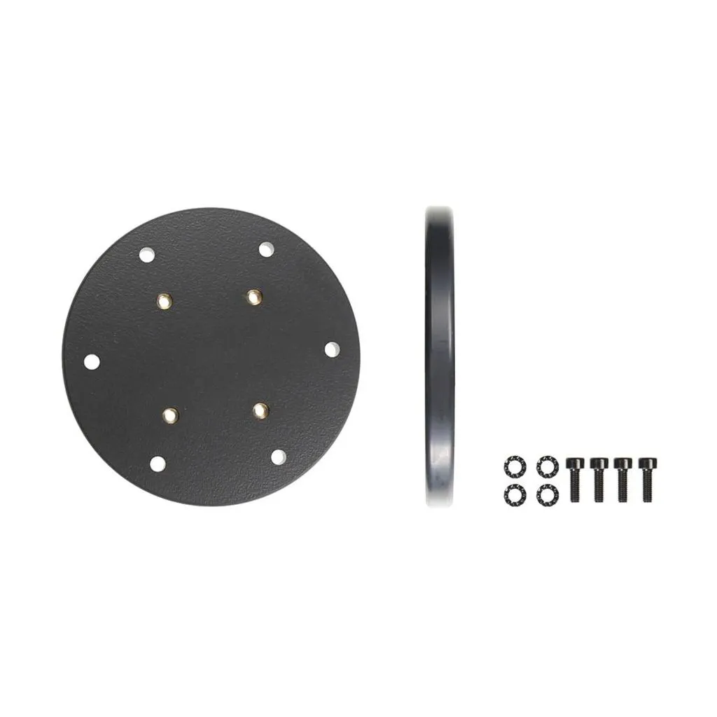 Brodit Piedestal Mount Justerbar - Løse dele - Monteringsplade 100 mm - Sort - 215522