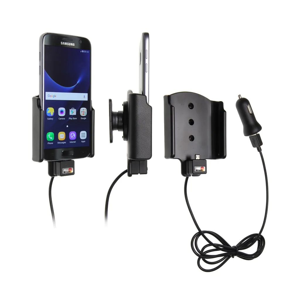 Brodit Aktiv Mobilholder med cigar adapter til Samsung Galaxy S7 - 521863
