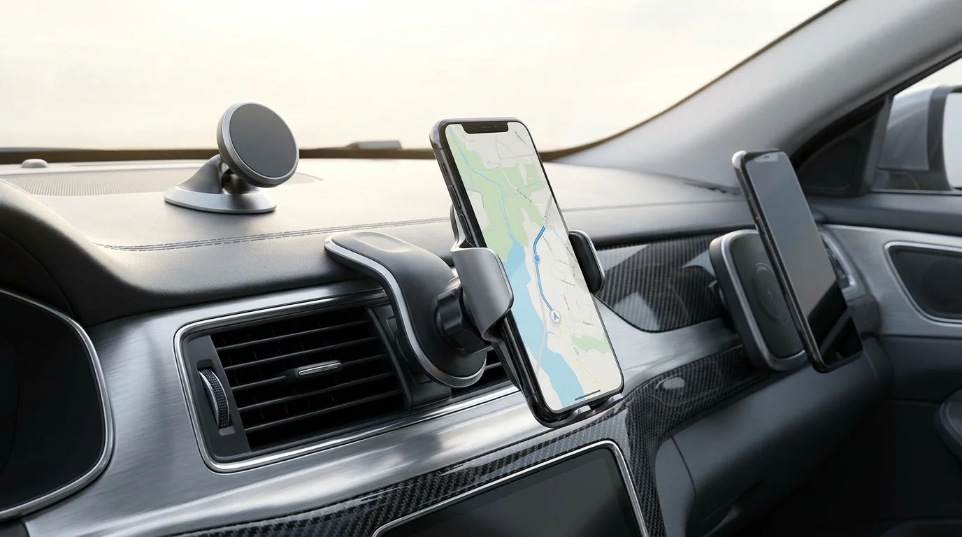 Bedste mobilholder til bil 2026: vores anbefalinger efter behov